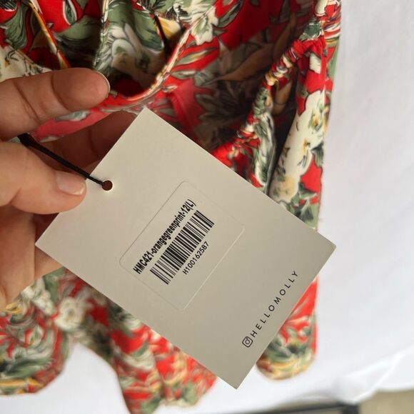 HELLO MOLLY LEI ON THE BEACH ROMPER FLORAL NWT Large - Picture 9 of 9